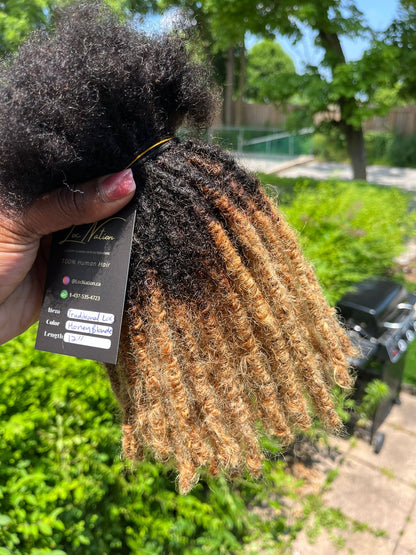 (100 Locs) Honey Blonde Goddess Locs