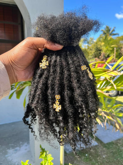 (80 Locs) Black Goddess Locs