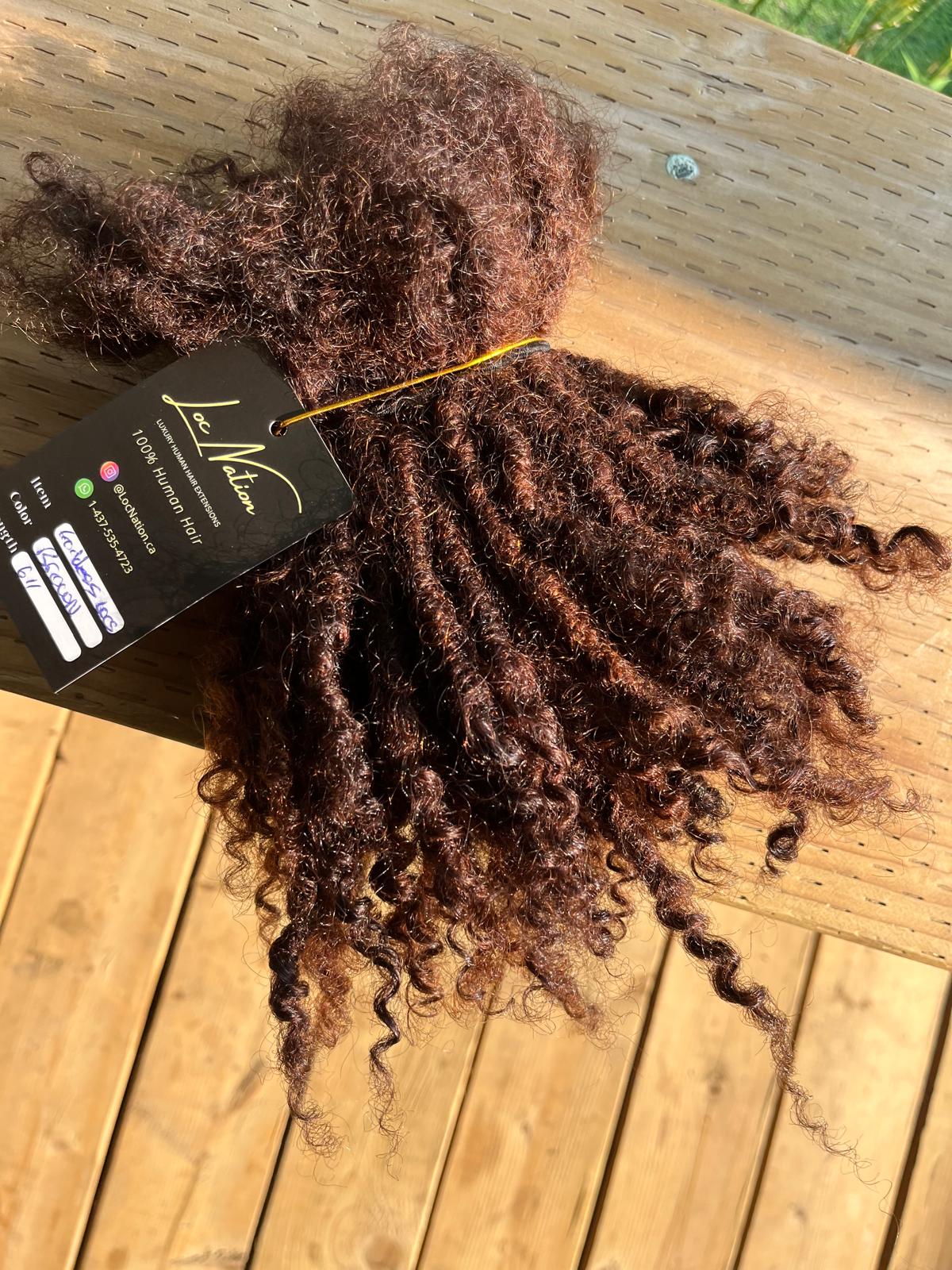 (80 Locs) chestnut Brown Goddess Locs