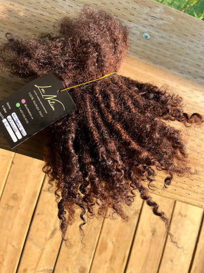 (80 Locs) chestnut Brown Goddess Locs