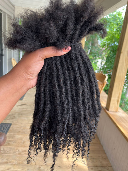 (80 Locs) Black Goddess Locs