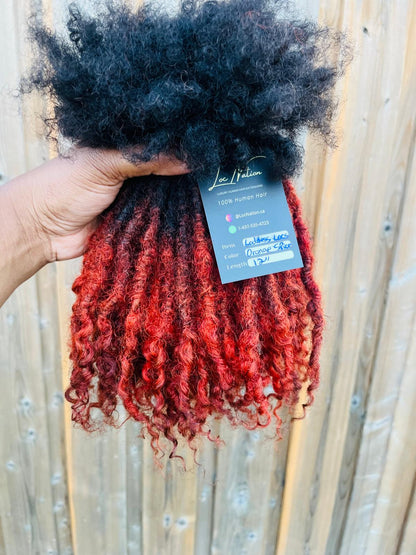 (100 Locs) Orange Spice Goddess Locs