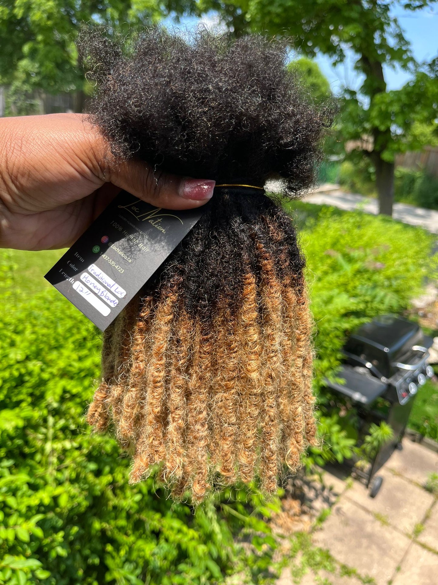 (100 Locs) Honey Blonde Goddess Locs