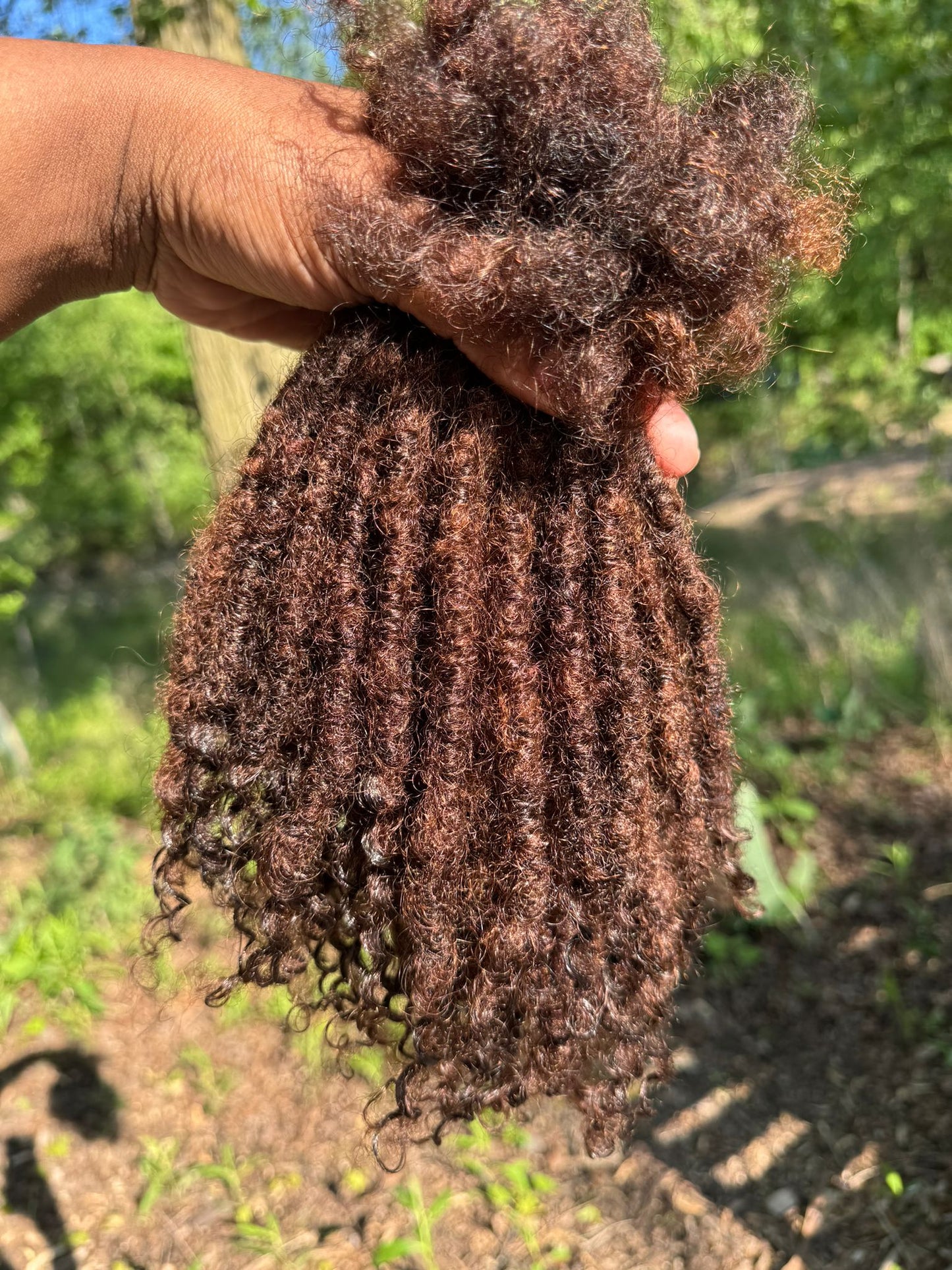 (80 Locs) chestnut Brown Goddess Locs