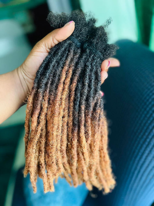 (100 Locs) Honey Blonde Goddess Locs
