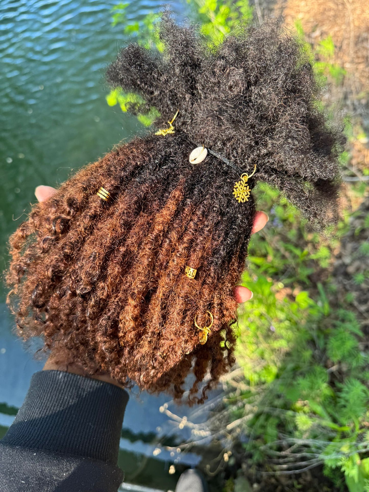 (100 Locs) Cajun Spice Goddess Locs