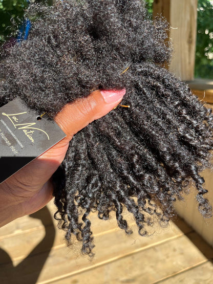 (80 Locs) Black Goddess Locs