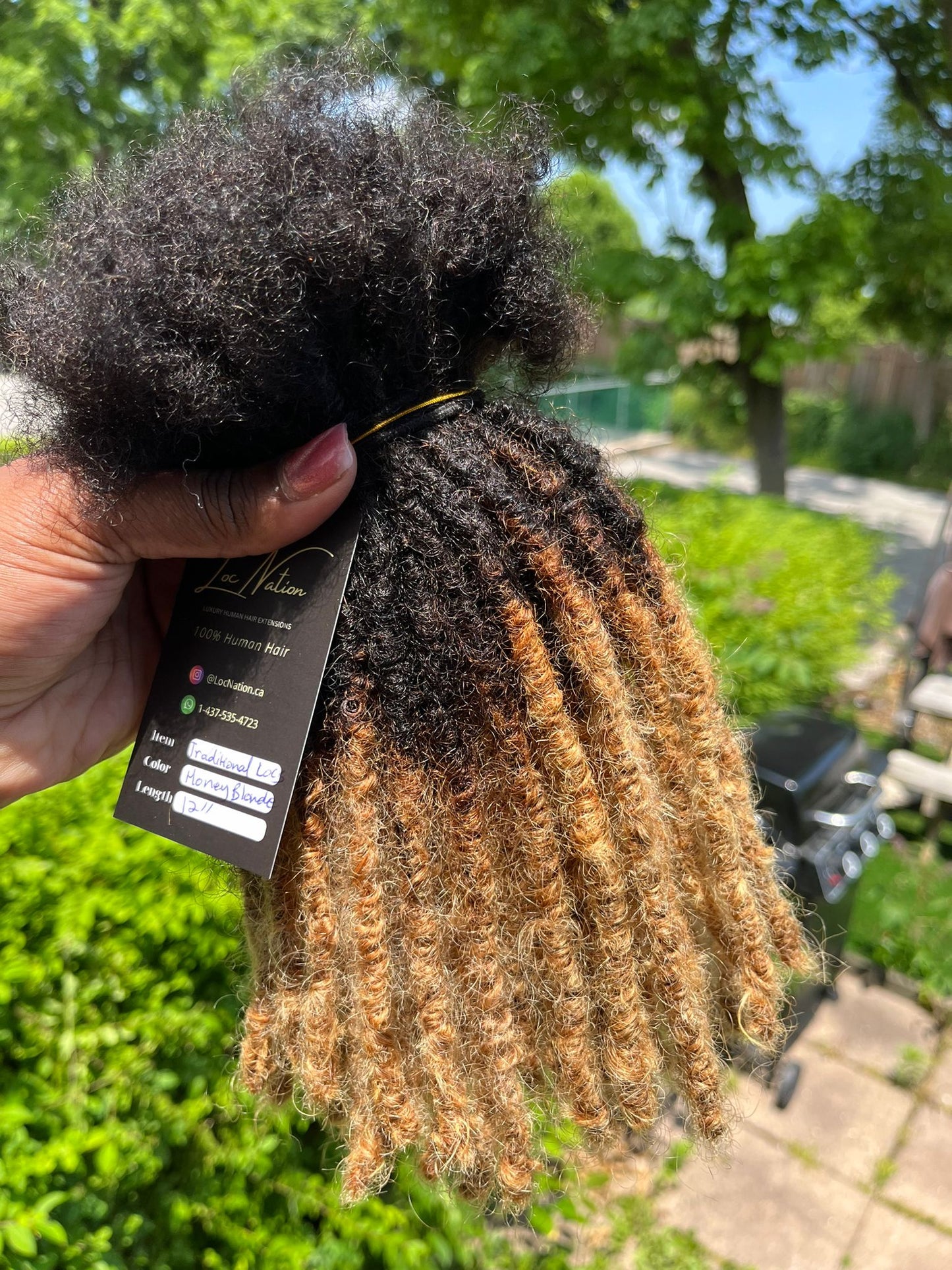 (100 Locs) Honey Blonde Goddess Locs